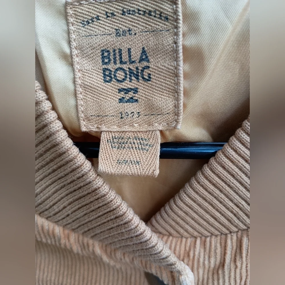 Billabong Women's Tan Corduroy Jacket_Small - Picture 10 of 10